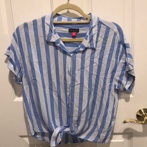 Button down striped shirt